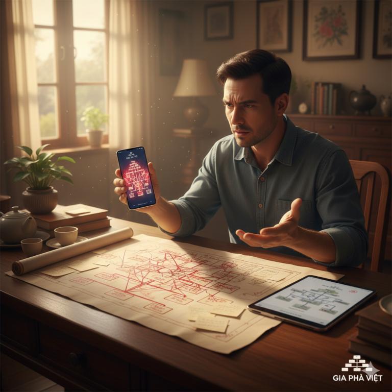 Những lỗi thường gặp khi lập gia phả