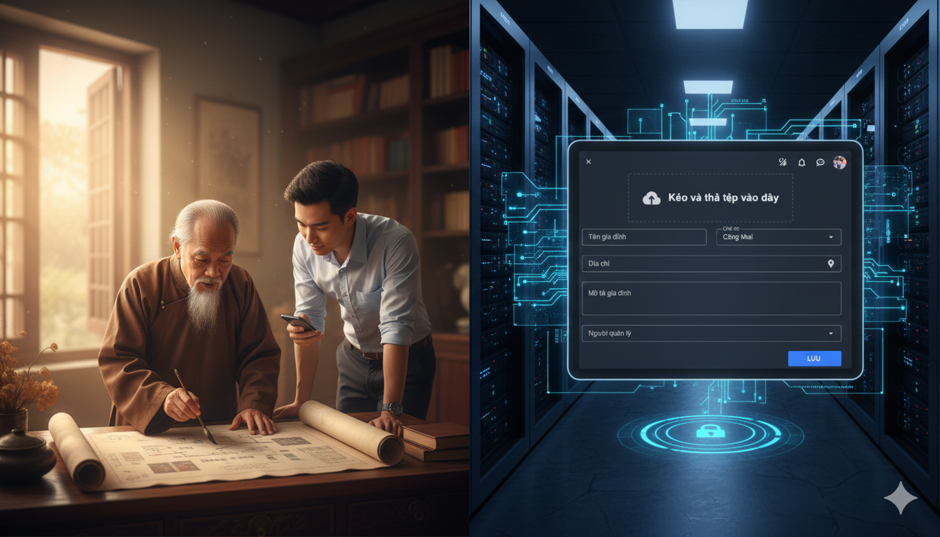Read more about the article HƯỚNG DẪN TẠO MỚI GIA ĐÌNH / DÒNG HỌ TRONG ỨNG DỤNG DÒNG HỌ VIỆT